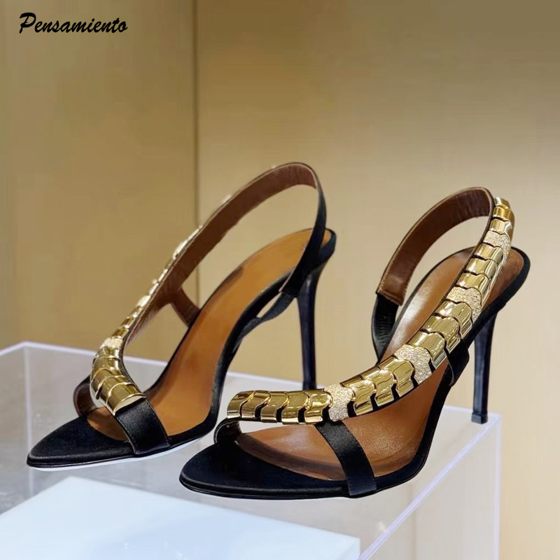 Women Formal Wear For Wedding - Sandálias Gladiadoras Femininas de Luxo com