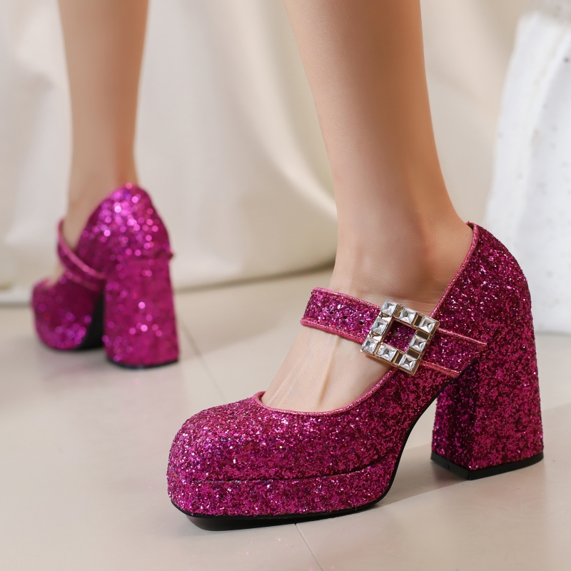 Women Formal Wear For Wedding - Sapatos Femininos Mary Jane de Salto