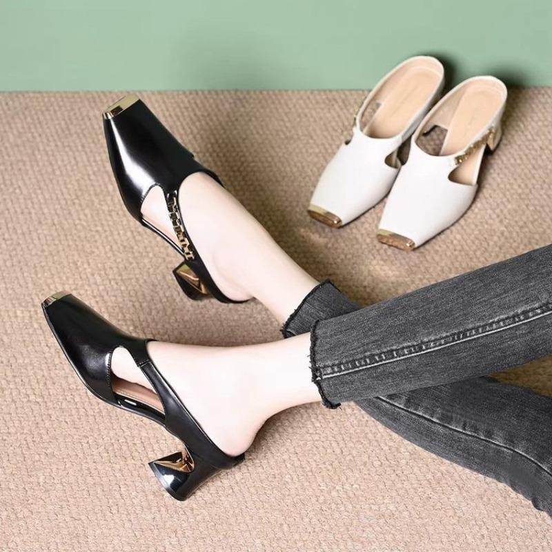 Women Formal Wear For Summer - Chinelos de Salto Alto Femininos, Mules