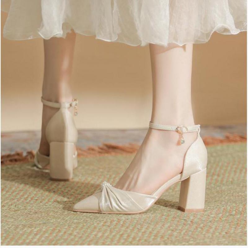 Women Formal Wear For Wedding - Sapatos de casamento bege para mulheres,