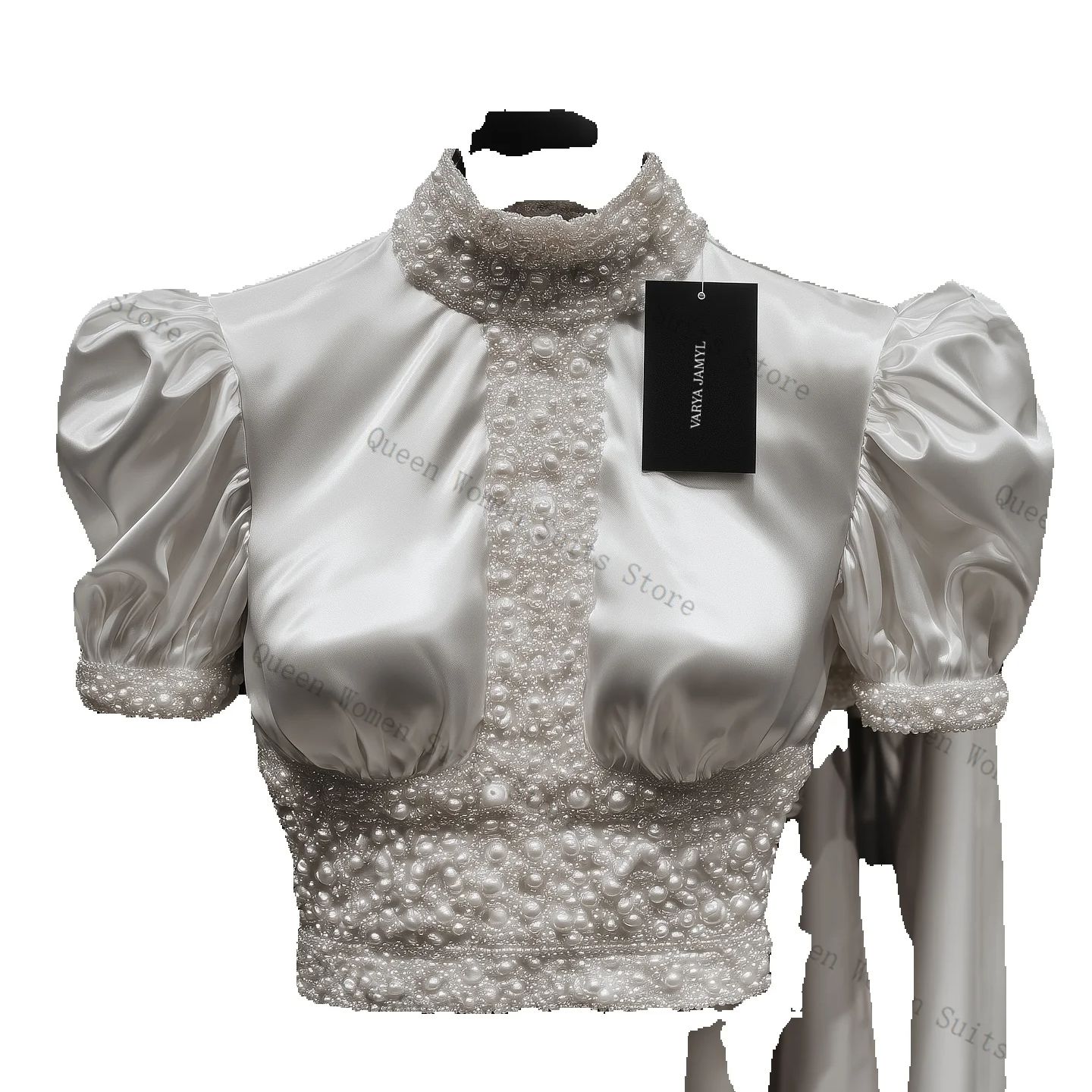Women'S Formal Wear For A Wedding - Conjunto de terno feminino de pérolas