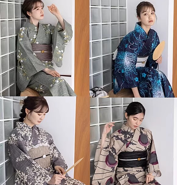 Women'S Formal Traditional Wear - Quimono / Yukata Japonês para Mulheres,