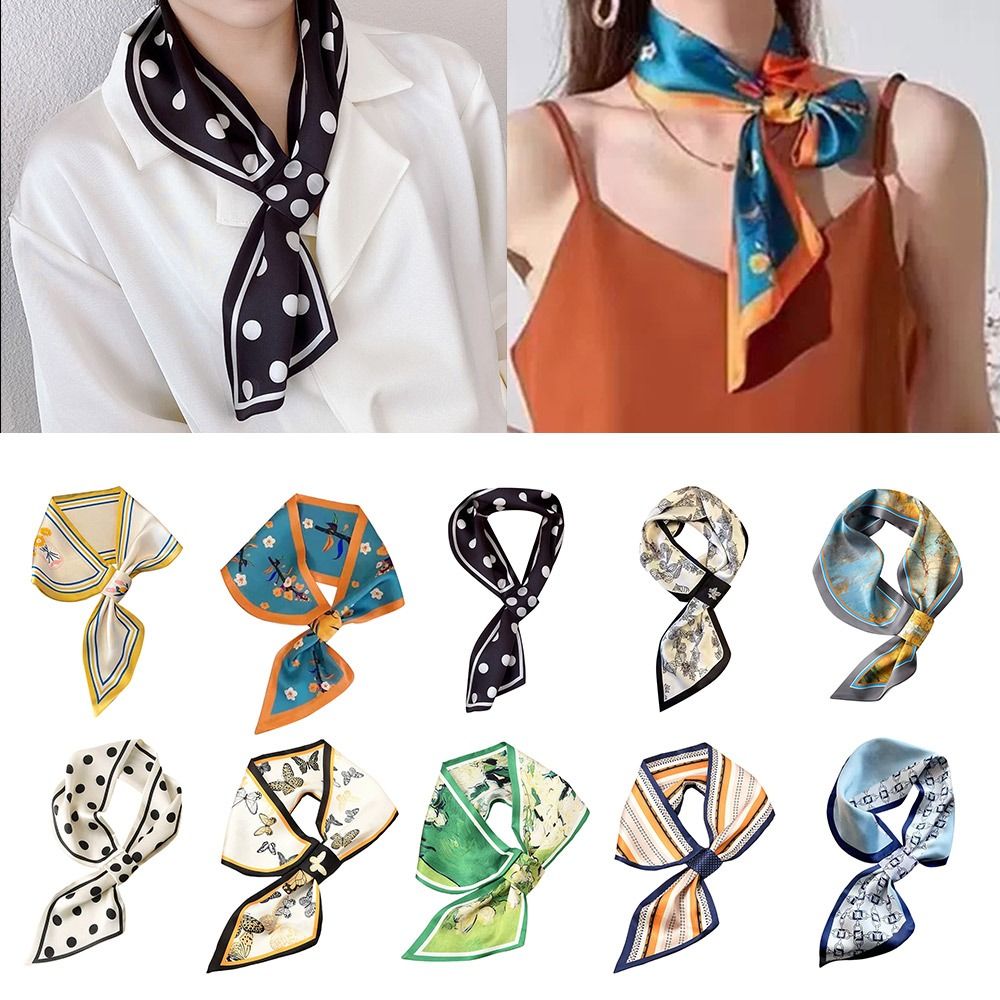 Moda protetor solar lenço de s - Scarf Silk Neck avaliação e preço
