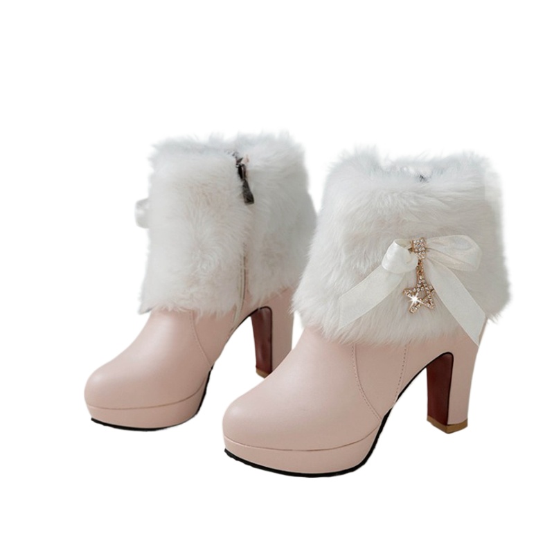 Botas de neve das mulheres inv - Women Formal Wear For Wedding avaliação e preço
