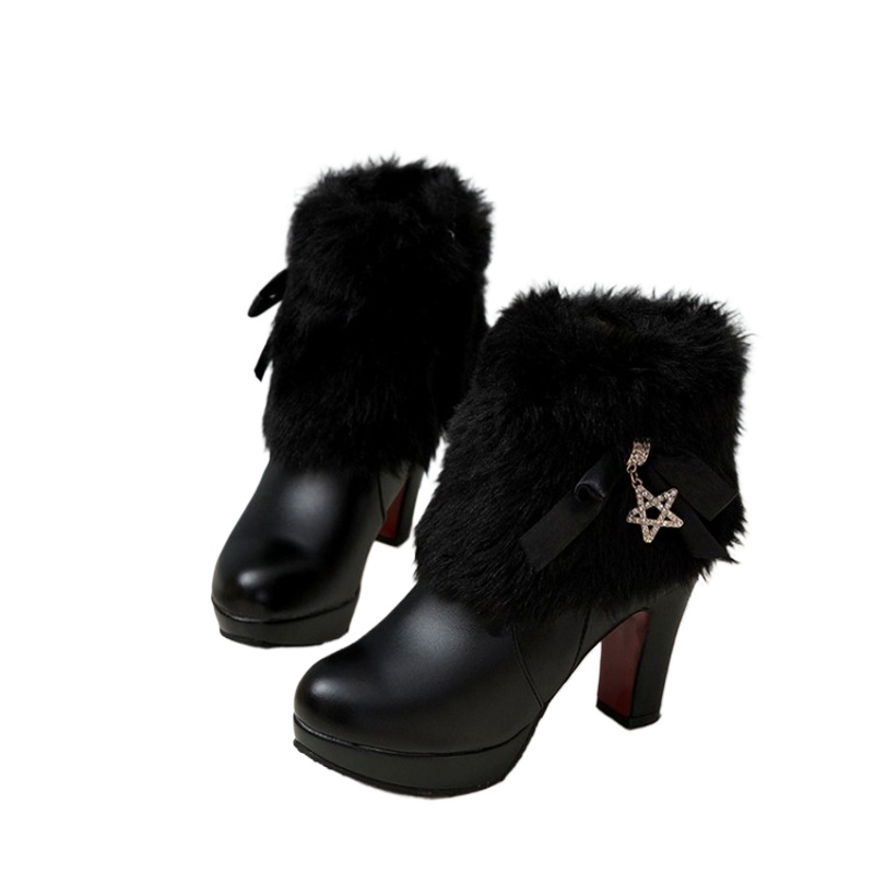 Botas de neve das mulheres inv - Women Formal Wear For Wedding avaliação e preço