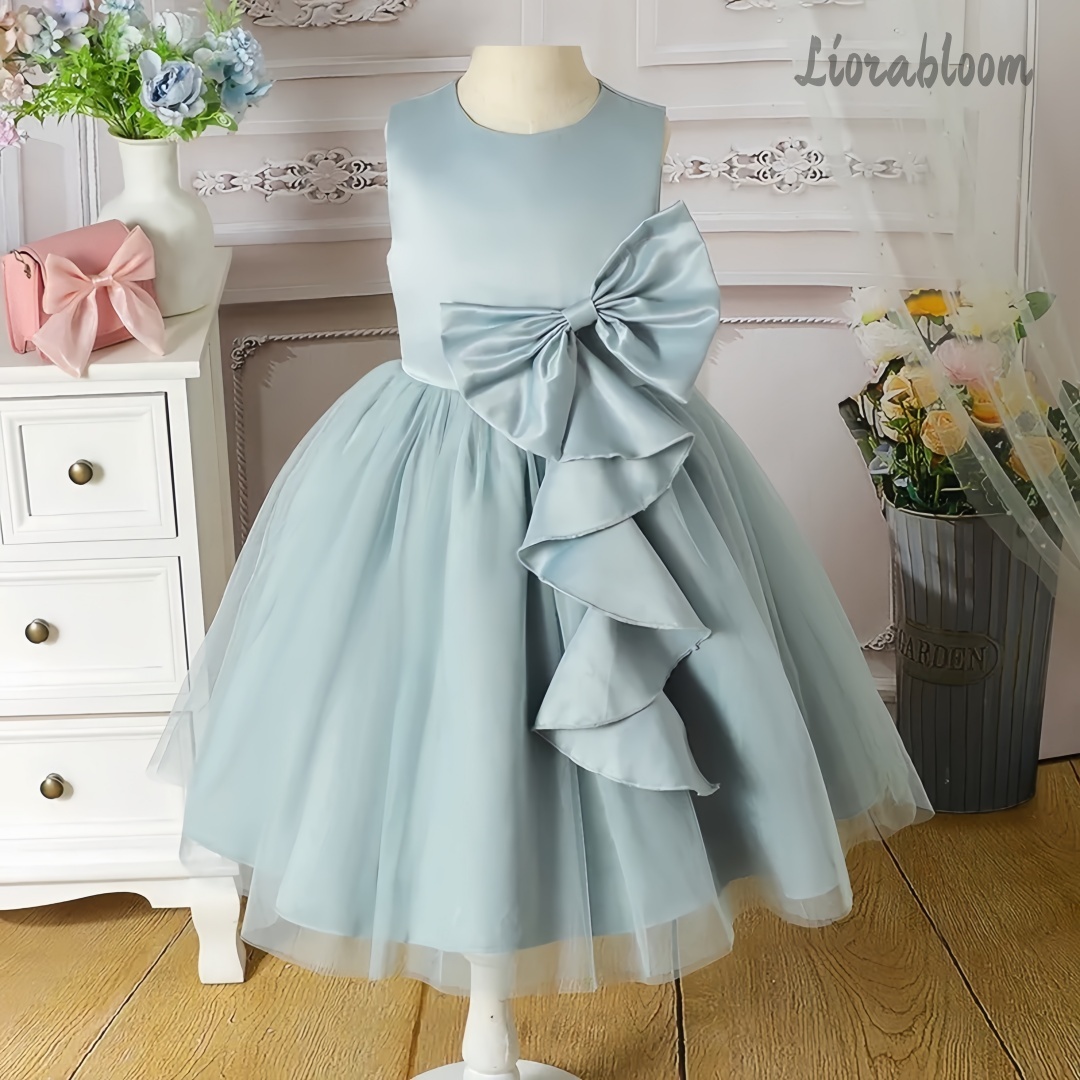 Vestido de Festa Infantil Azul - Large Women'S Formal Wear avaliação e preço