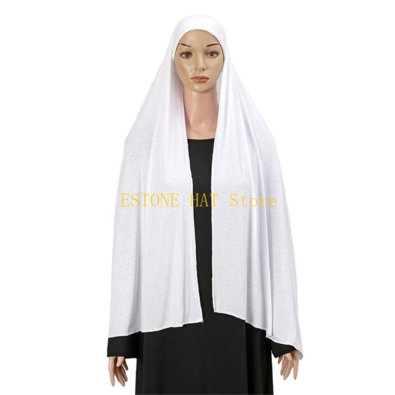 49MF Lenço cabeça hijab poliés - Women Formal Wear Hijab avaliação e preço