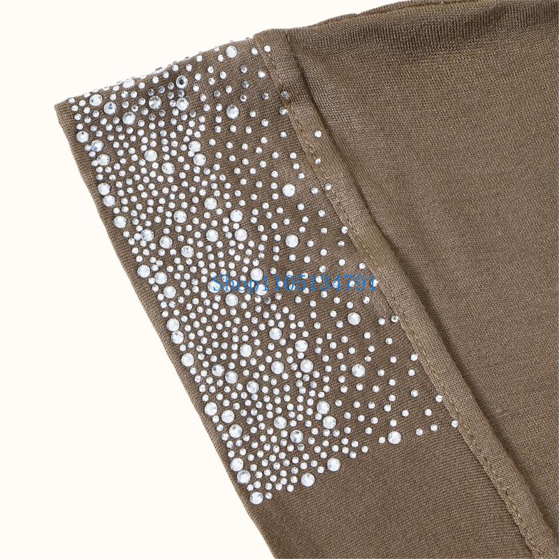 98km elegante decorações lenço - Women Formal Wear Hijab avaliação e preço