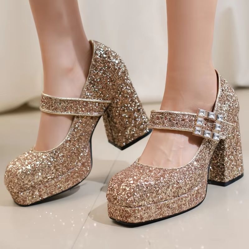 Sapatos Femininos Mary Jane de - Women Formal Wear For Wedding avaliação e preço