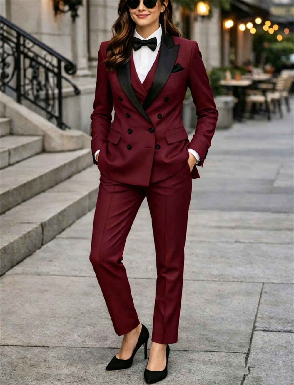 Conjuntos Femininos de Terno d - Women Formal Wear Vest avaliação e preço
