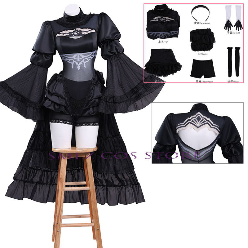 Anime No. Fantasia Cosplay 2B  - Women Formal Wear For Wedding avaliação e preço