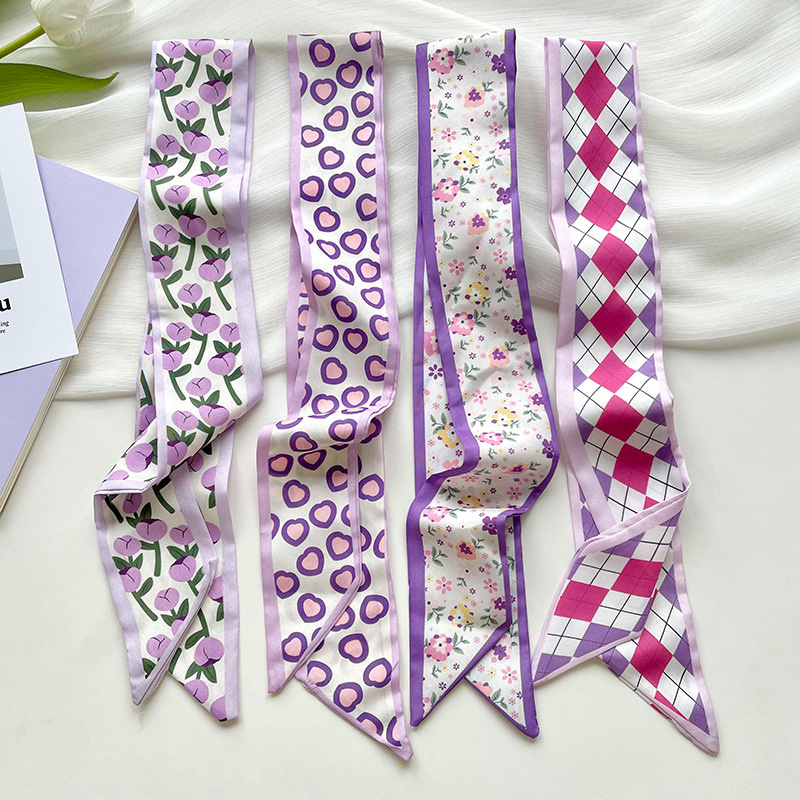 Novo luxo estreito curto lenço - Scarf Silk Neck avaliação e preço