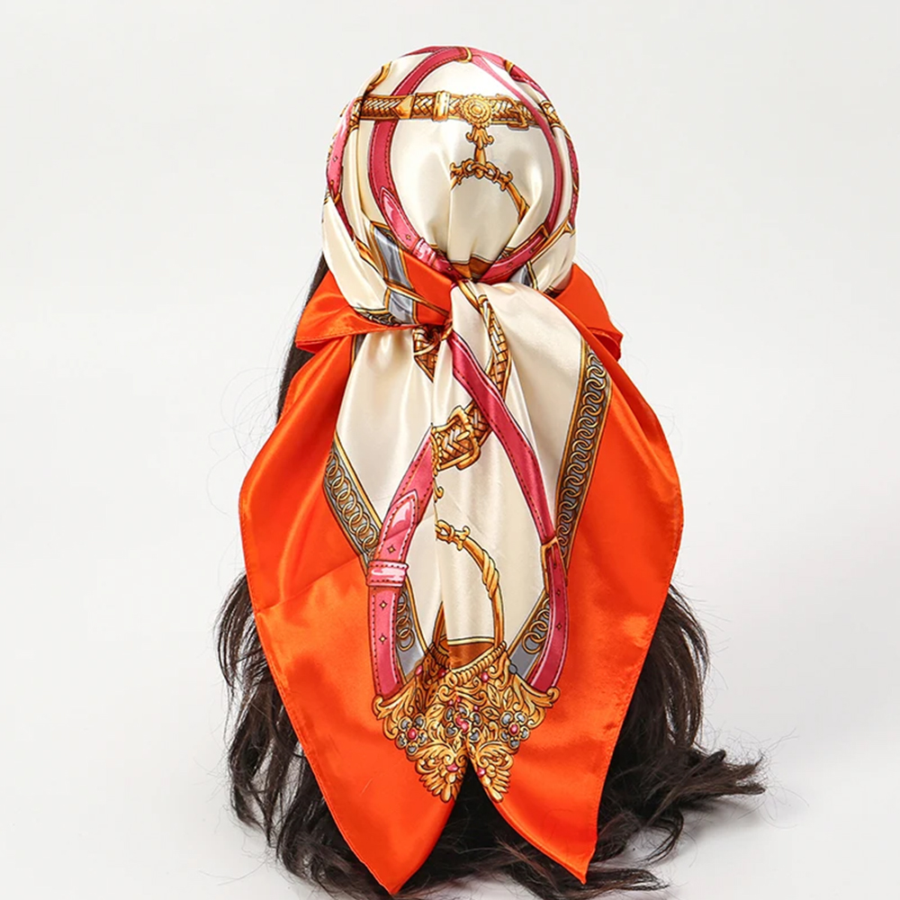 Lenços de Moda 90*90cm para Mu - Scarf Silk Neck avaliação e preço
