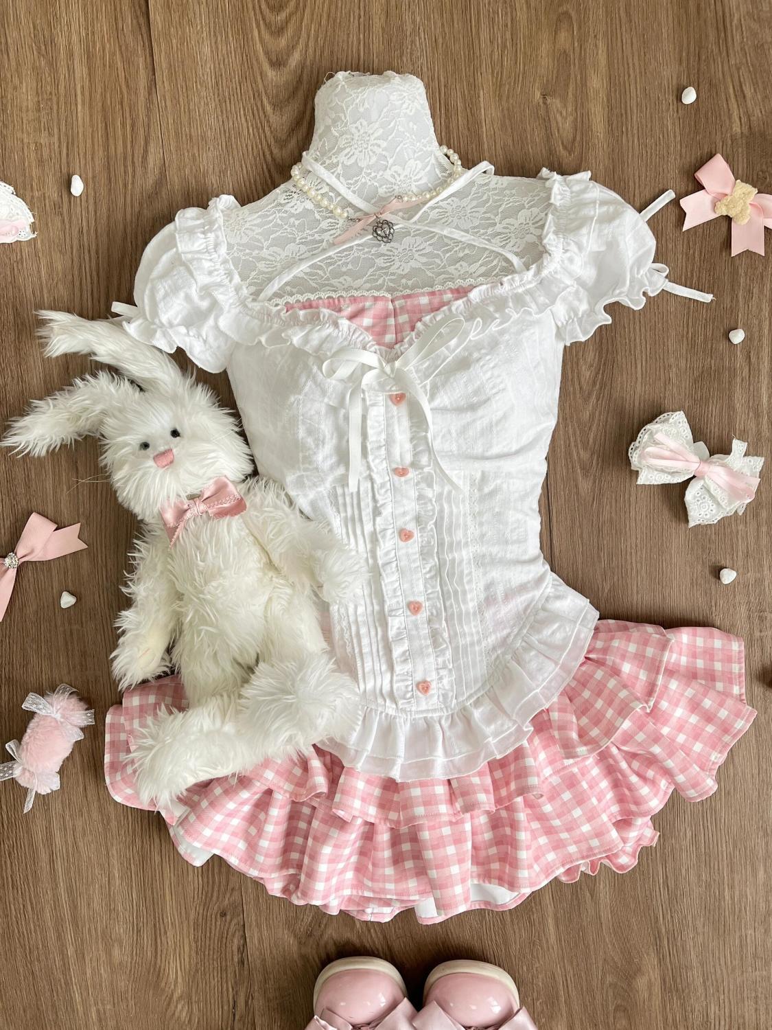 Japonês kawaii lolita doce 2 p - Women Formal Wear For Summer avaliação e preço