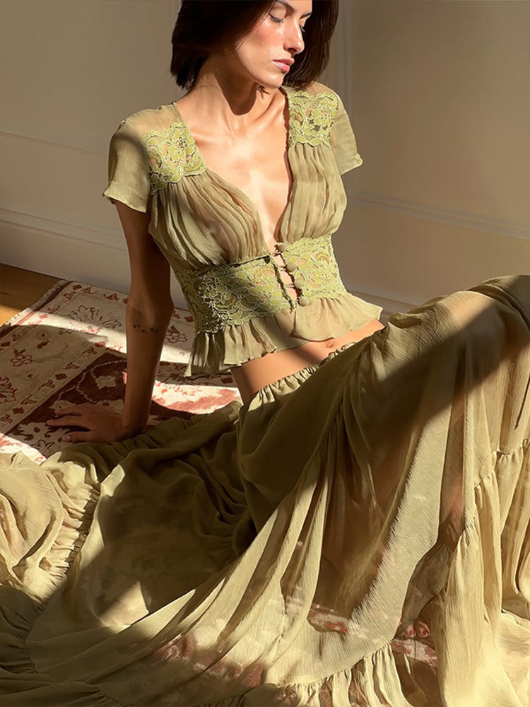 Conjunto Elegante de Camisa e  - Women Formal Wear For Summer avaliação e preço